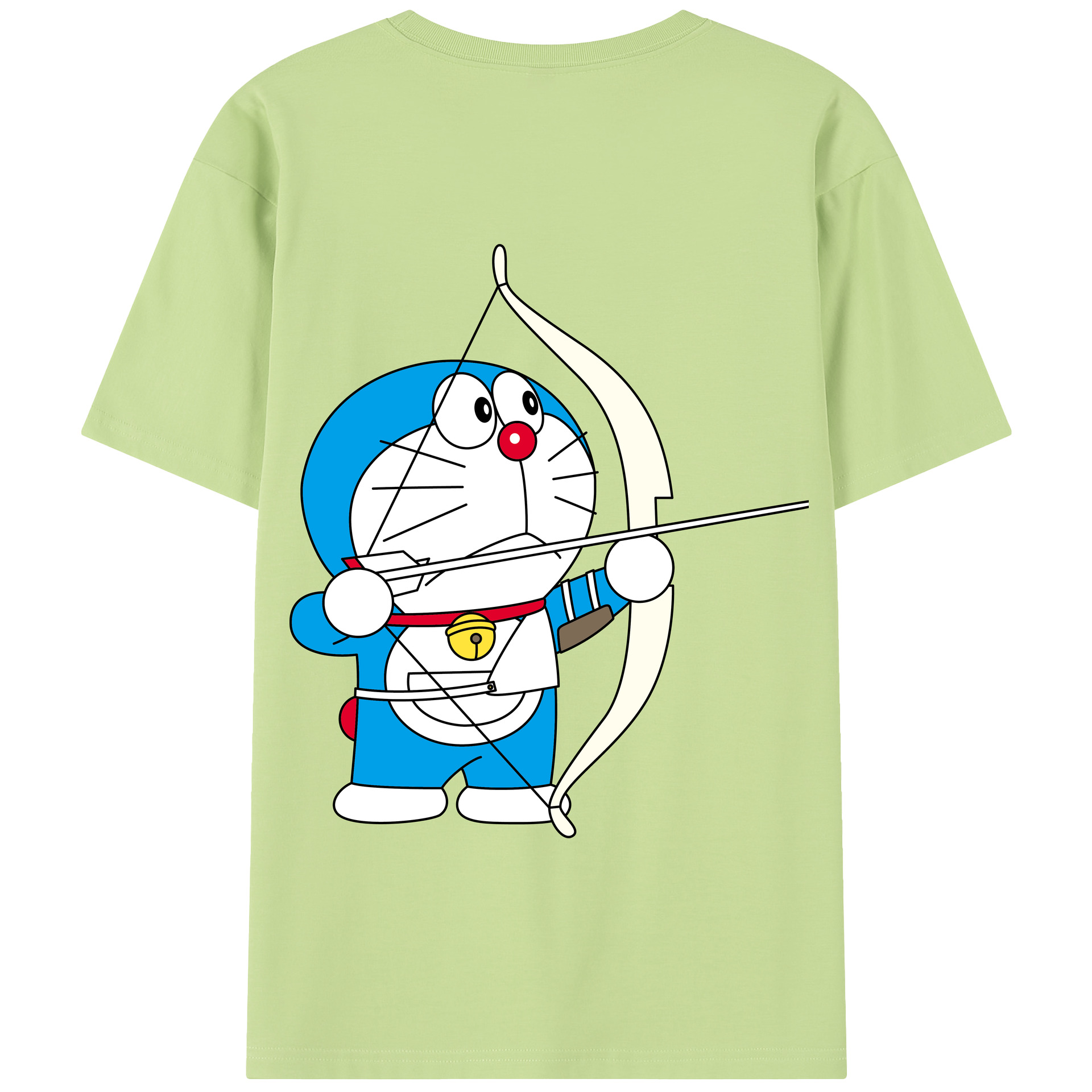 （画像用） ドラえもん Doraemon 綿100％半袖Tシャツ（背面プリント）